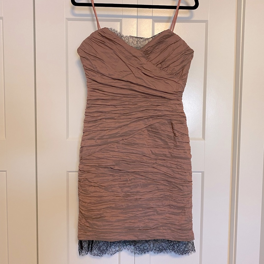 BCBG MaxAzria Rachael Strapless Dress
